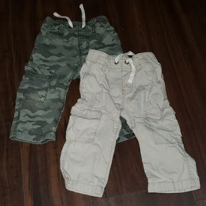 Baby boy cargo pants bundle.